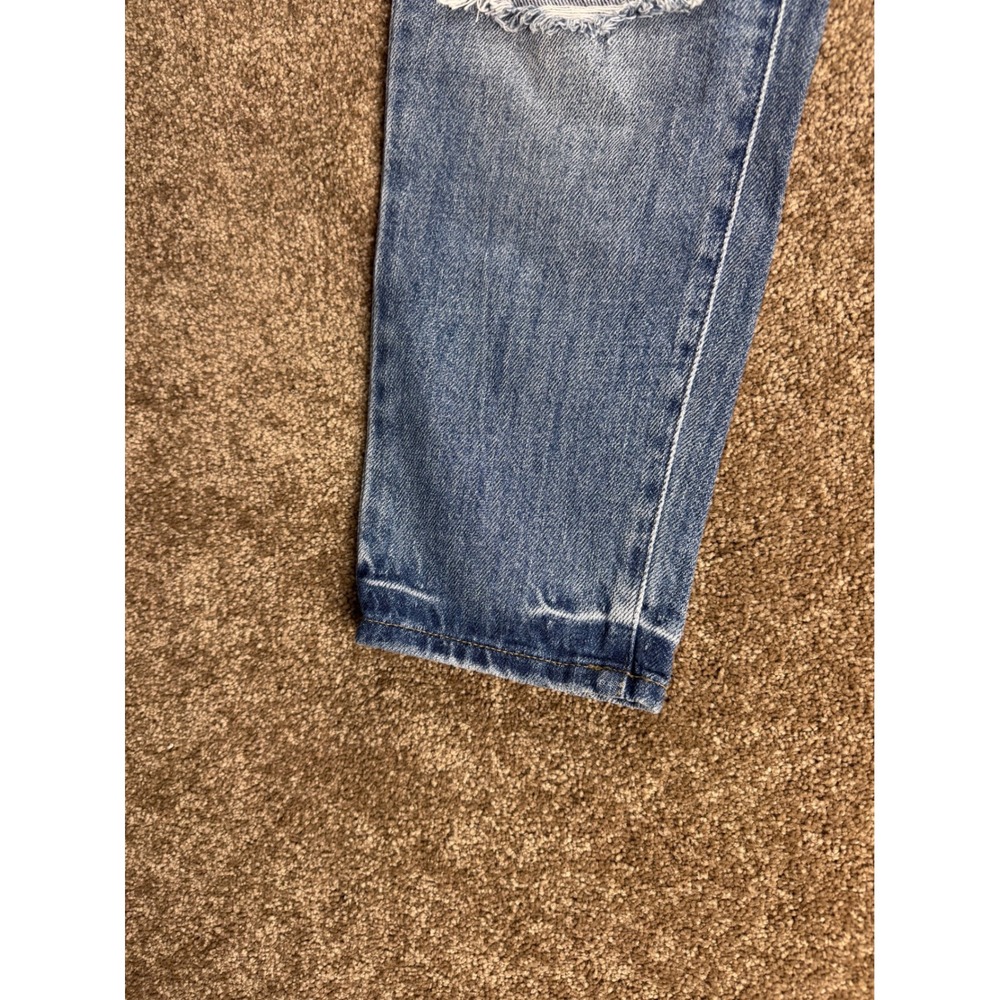 KanCan Relaxed Fit Distressed High Rise Jeans Medium Wash Size 9/28 NEW - Picture 6 of 16